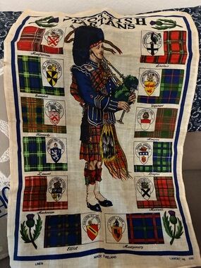 Scottish linen towel
